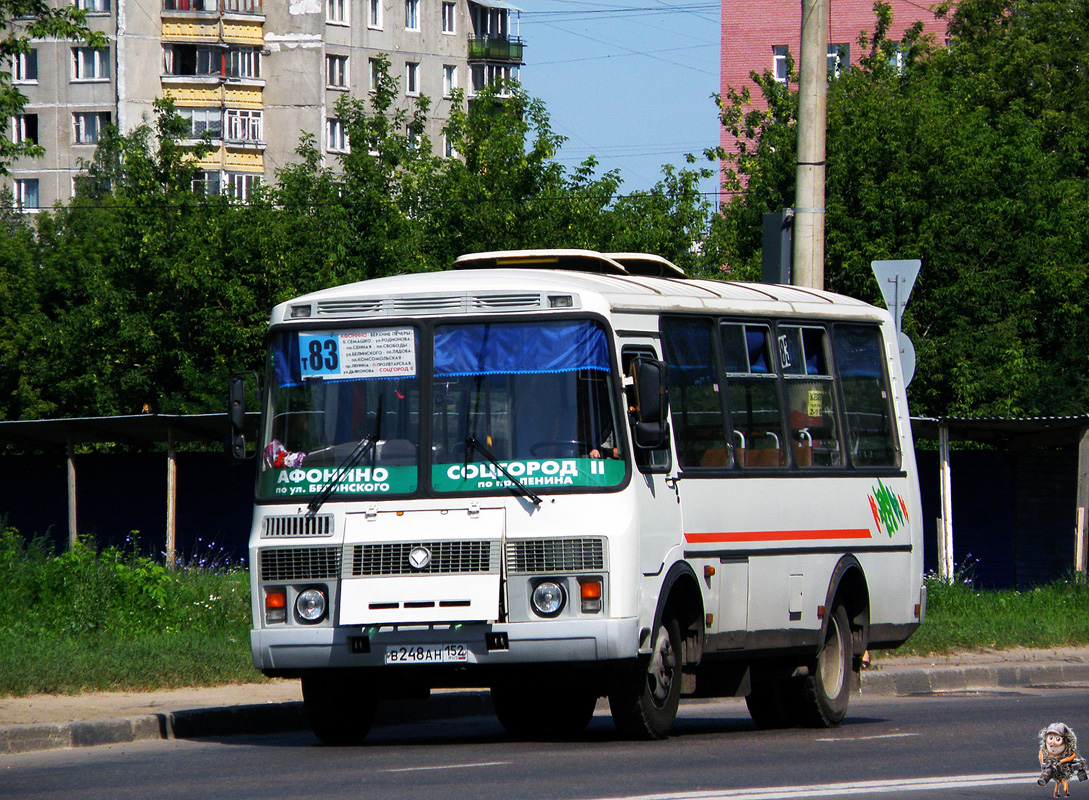 Нижегородская область, ПАЗ-32054 № В 248 АН 152