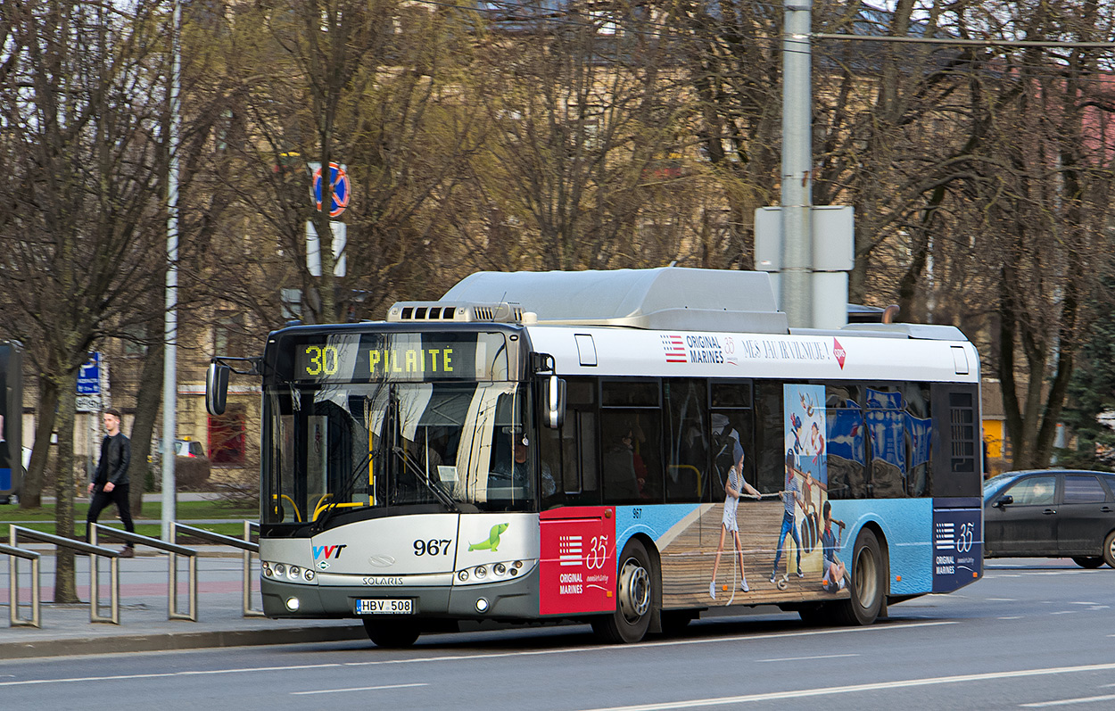 Литва, Solaris Urbino III 12 CNG № 967