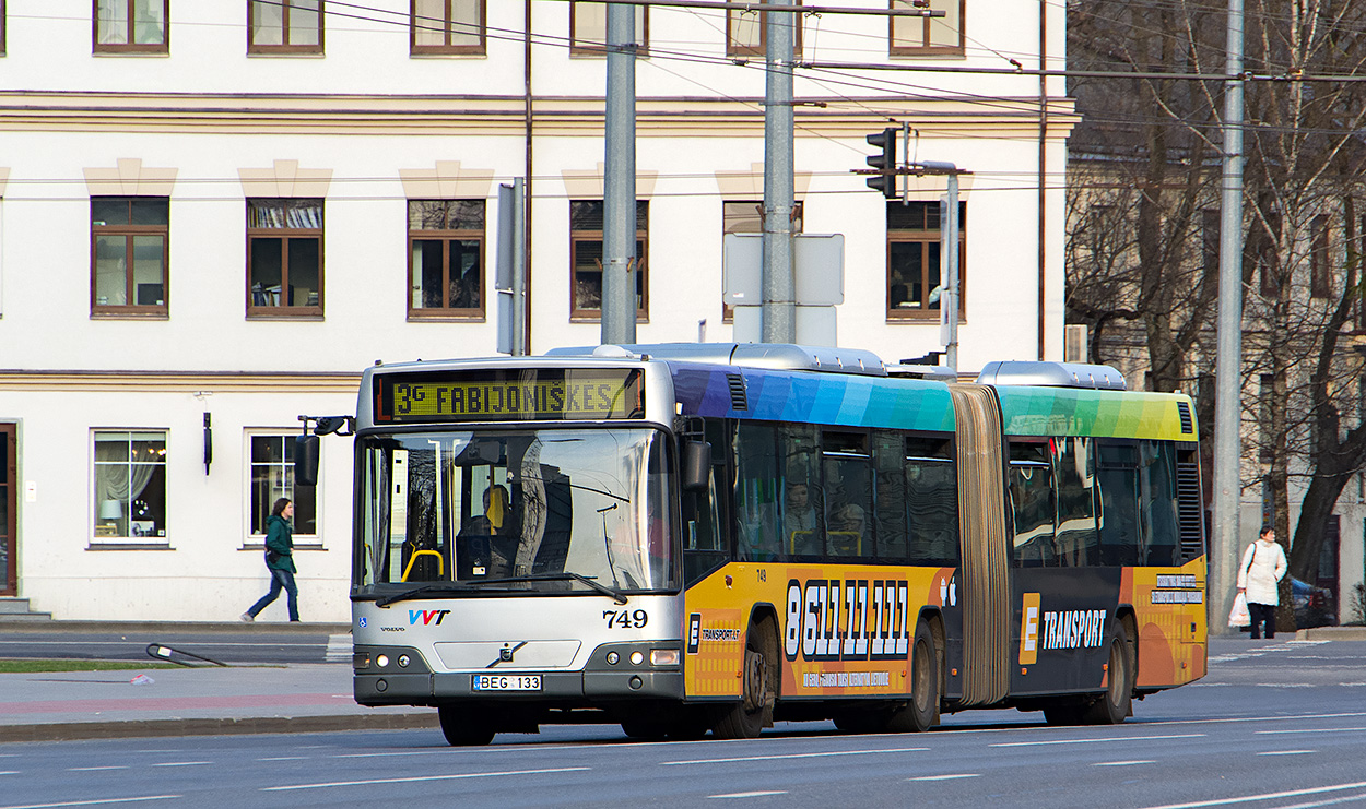 Литва, Volvo 7700A № 749