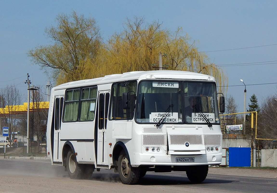 Воронежская область, ПАЗ-32054 № Е 422 АН 136