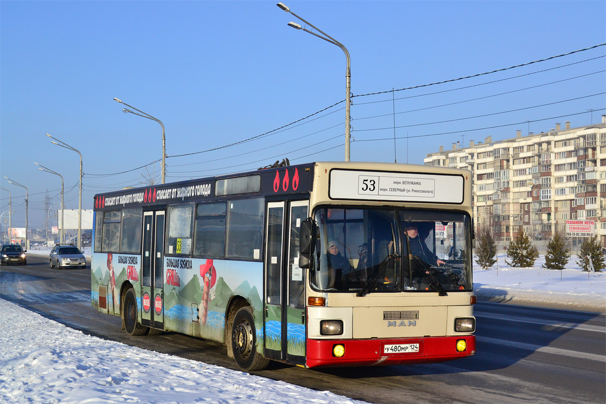 Красноярский край, MAN 791 SL202 № У 480 МР 124