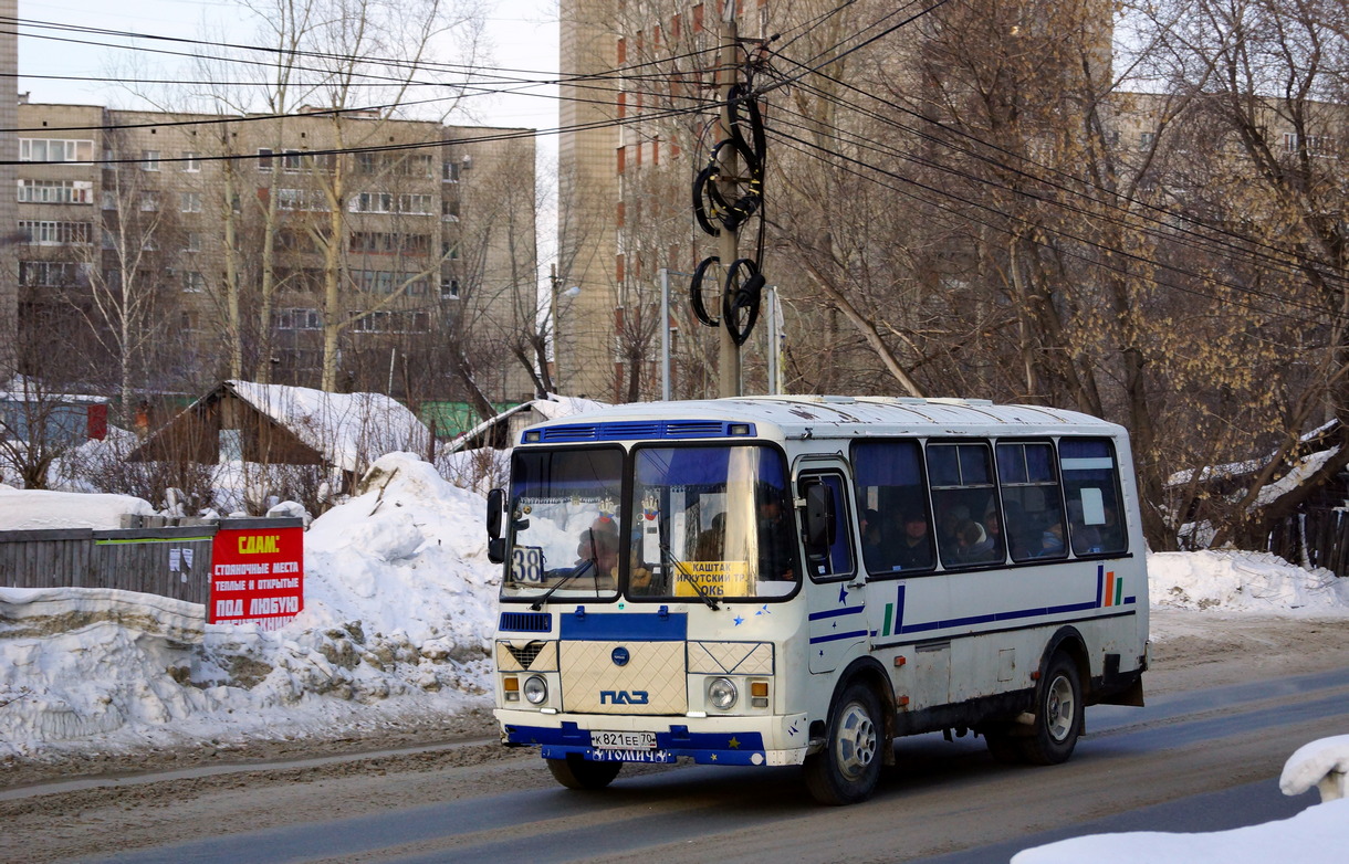 Томская область, ПАЗ-32054 № К 821 ЕЕ 70