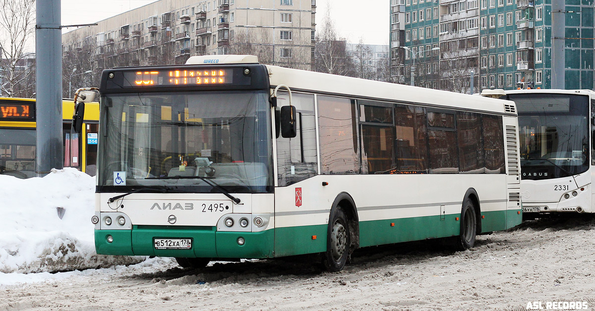 Санкт-Петербург, ЛиАЗ-5292.60 № 2495