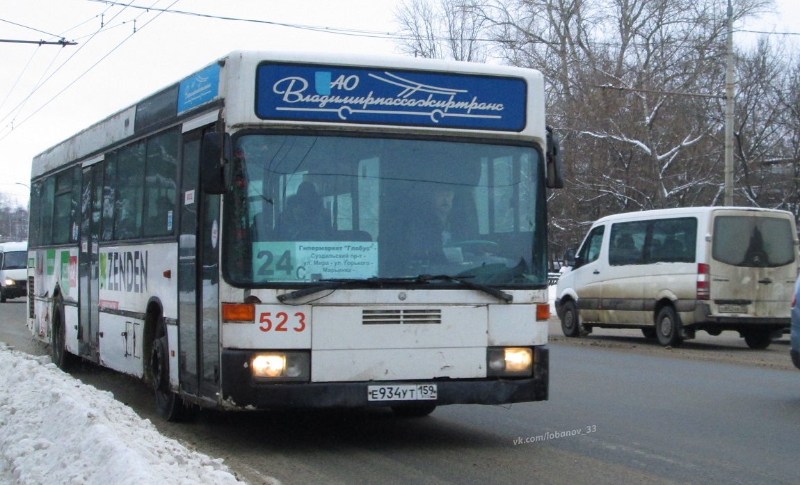 Владимирская область, Mercedes-Benz O405N № 523