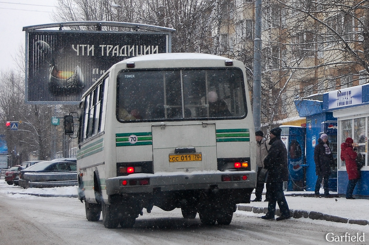 Томская область, ПАЗ-32051-110 № СС 011 70