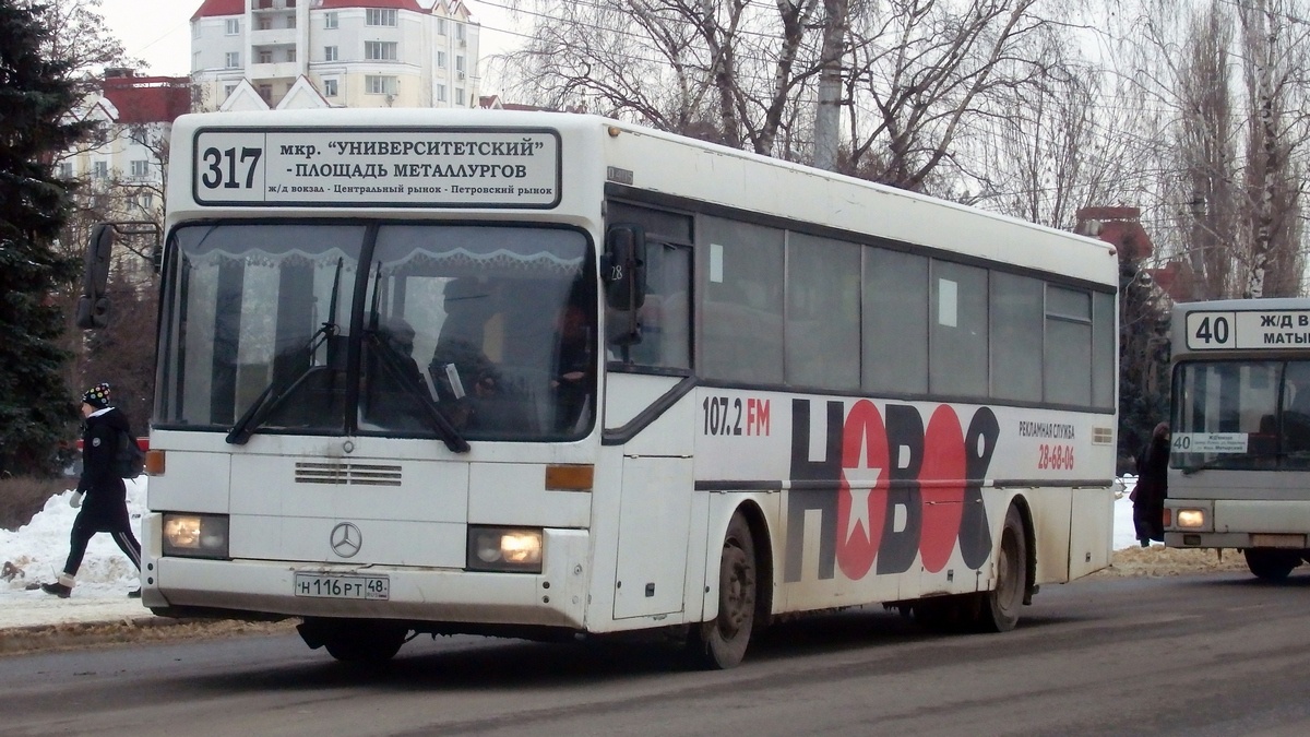 Lipetsk region, Mercedes-Benz O405 Nr. Н 116 РТ 48