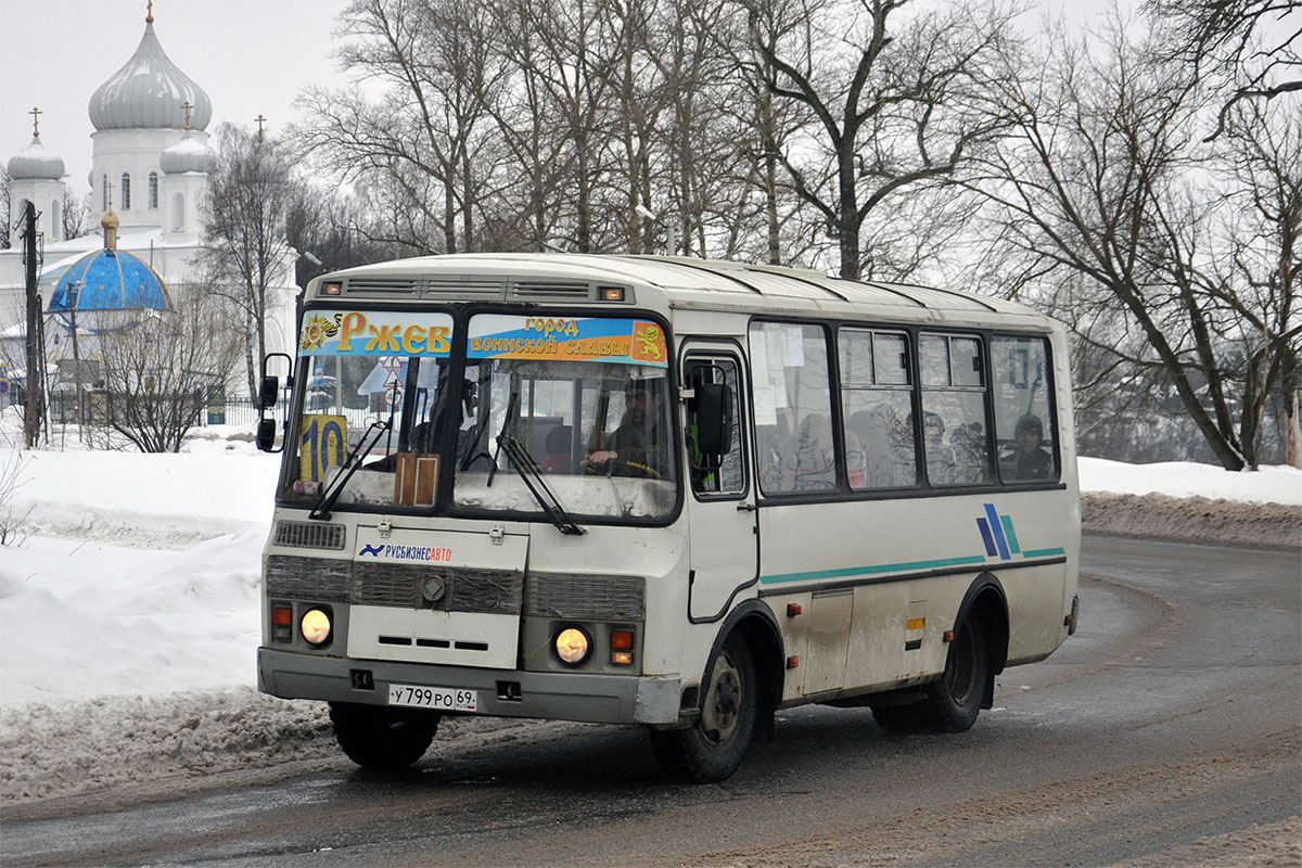 Тверська область, ПАЗ-32053 № У 799 РО 69