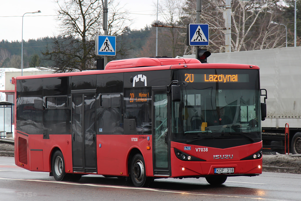 Литва, Anadolu Isuzu Citibus (Yeni) № V7038