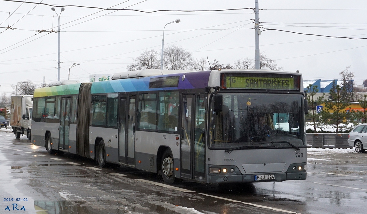 Lithuania, Volvo 7700A # 740