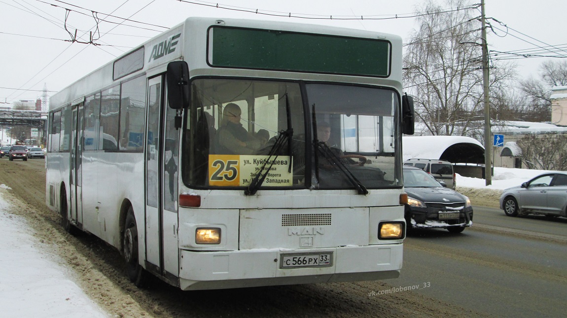 Владимирская область, MAN 791 SL202 № С 566 РХ 33