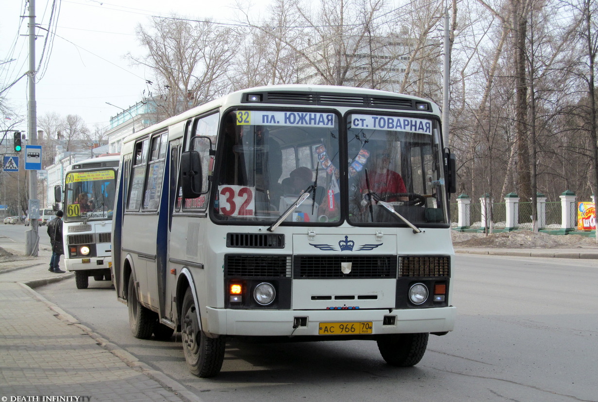 Томская область, ПАЗ-32054 № АС 966 70