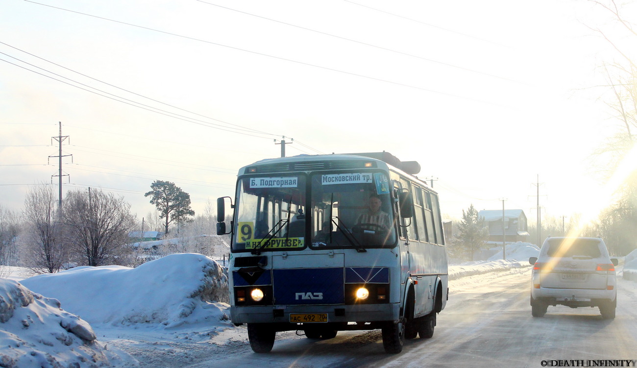 Томская область, ПАЗ-32054 № АС 492 70