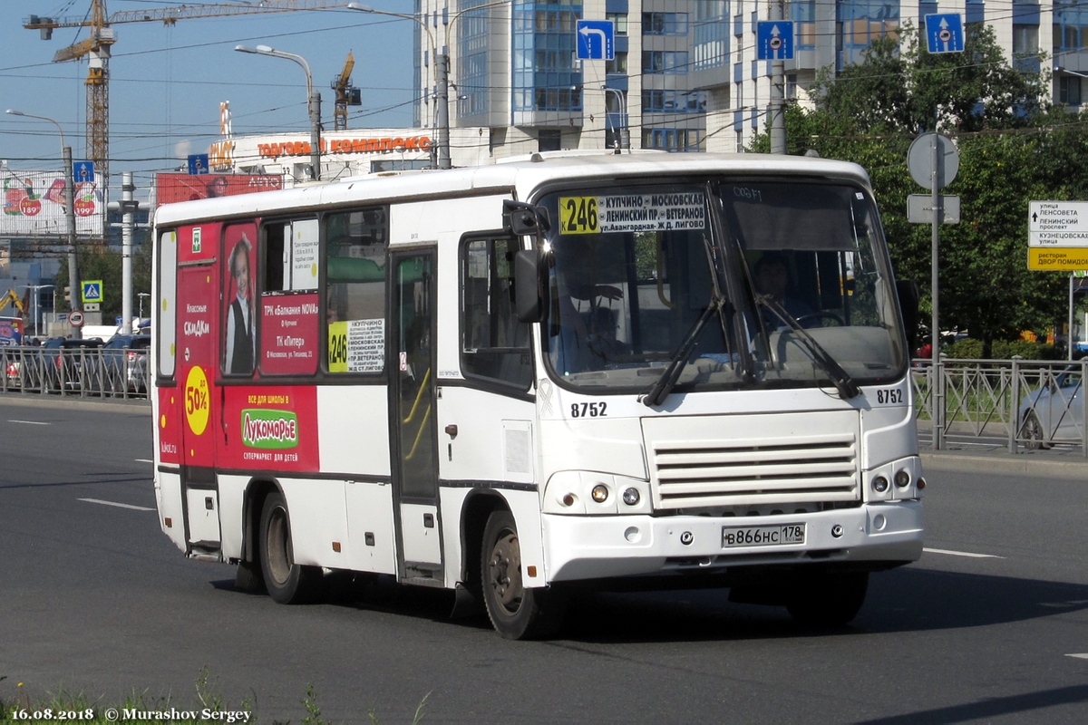 Sankt Petersburg, PAZ-320402-05 Nr 8752