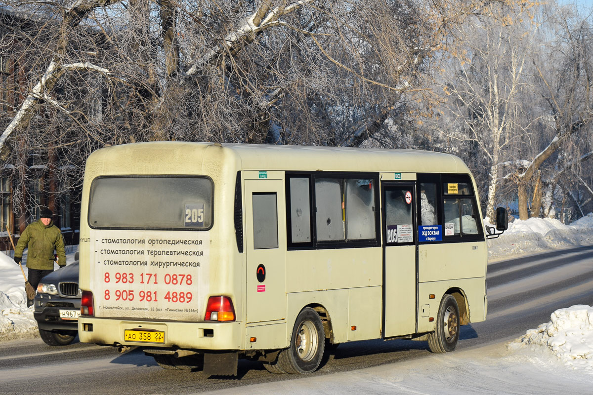 Алтайский край, Hyundai County SWB C08 (РЗГА) № АО 358 22