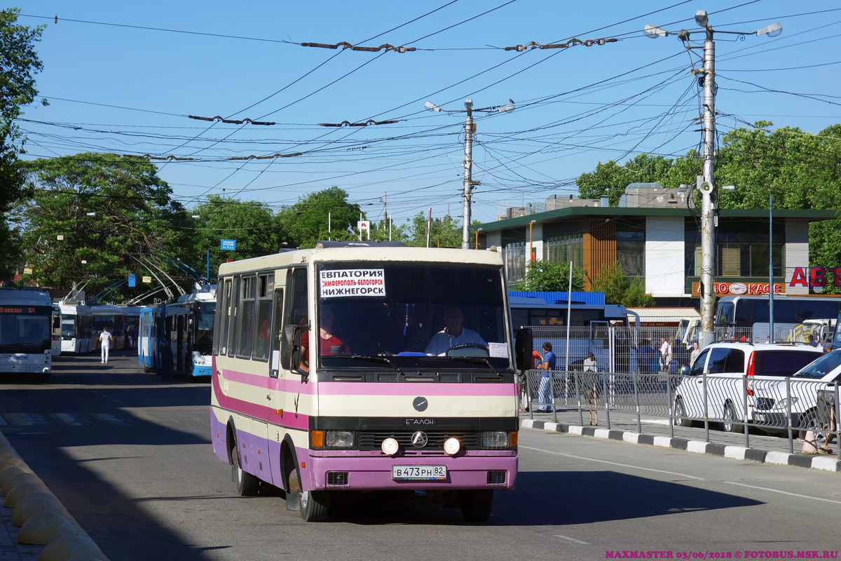 Республика Крым, БАЗ-А079.23 "Мальва" № В 473 РН 82