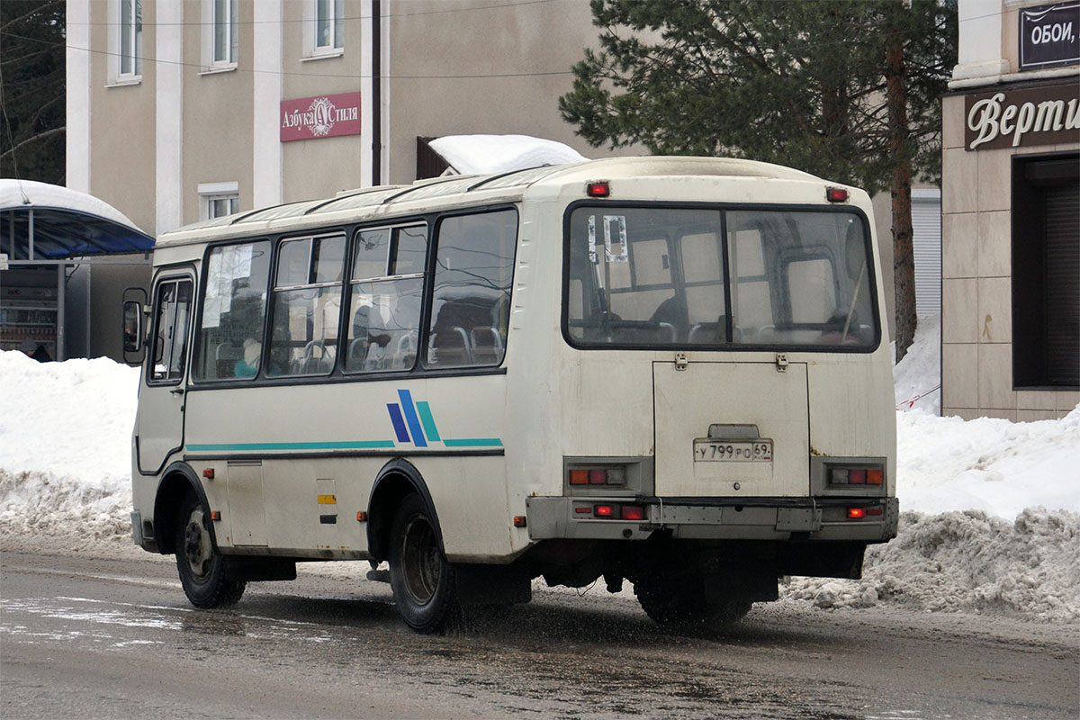 Тверская область, ПАЗ-32053 № У 799 РО 69