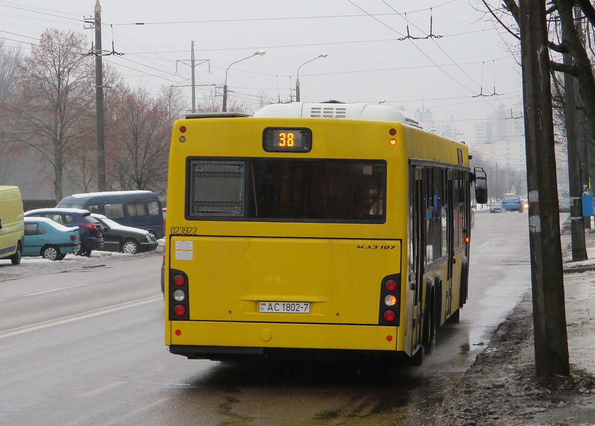 Mińsk, MAZ-107.485 Nr 023922