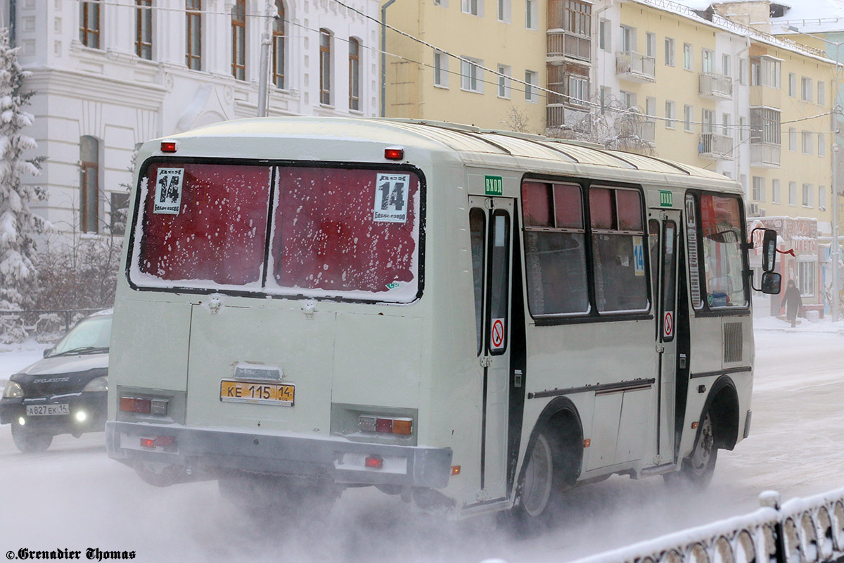 Саха (Якутия), ПАЗ-32054 № КЕ 115 14