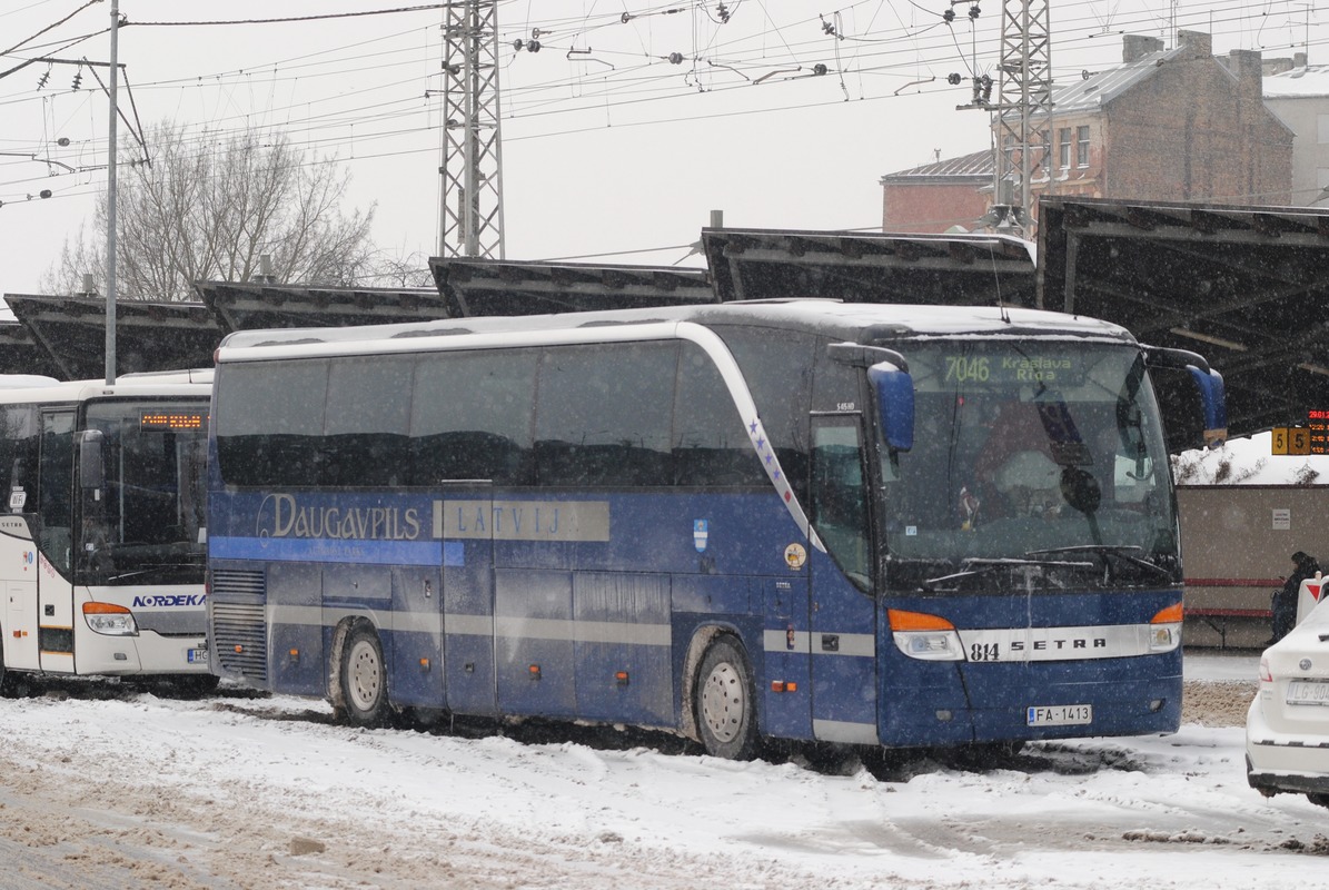 Латвия, Setra S415HD № 814