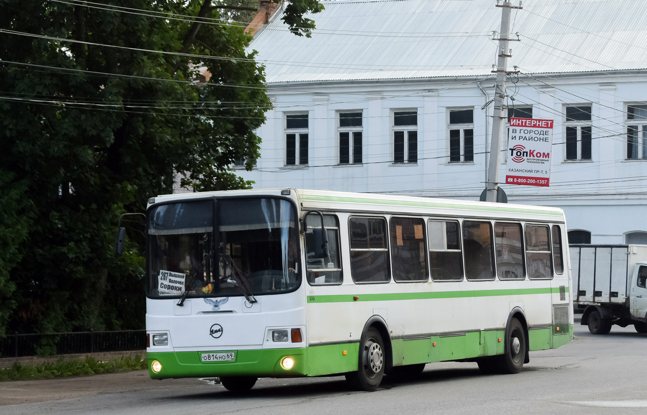 Тверская область, ЛиАЗ-5256.45 № О 814 НО 69