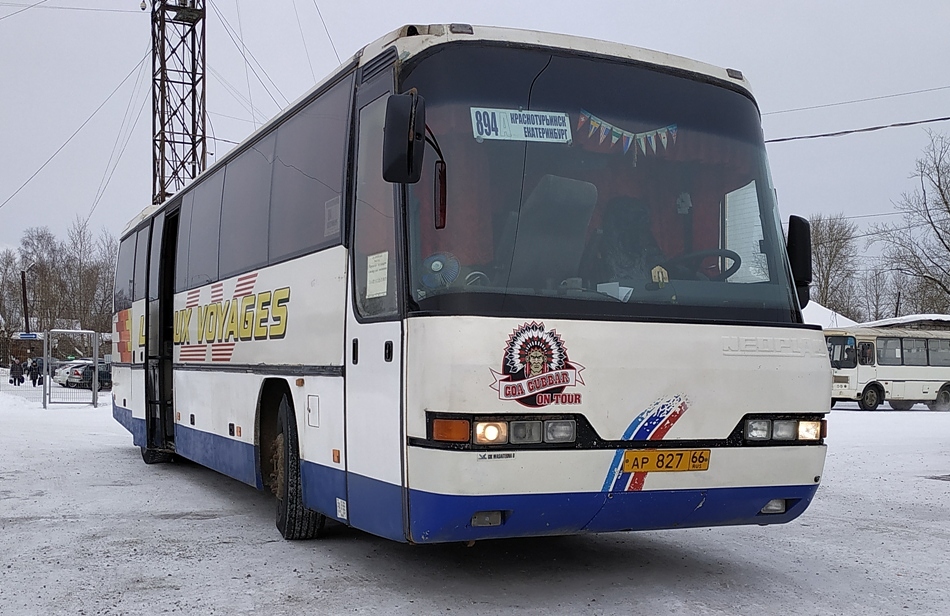 Свердловская область, Neoplan N316K Transliner № АР 827 66