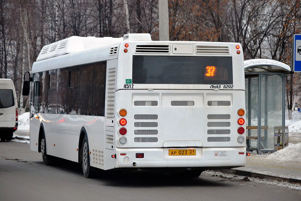 Чувашия, ЛиАЗ-5292.67 (CNG) № 4512