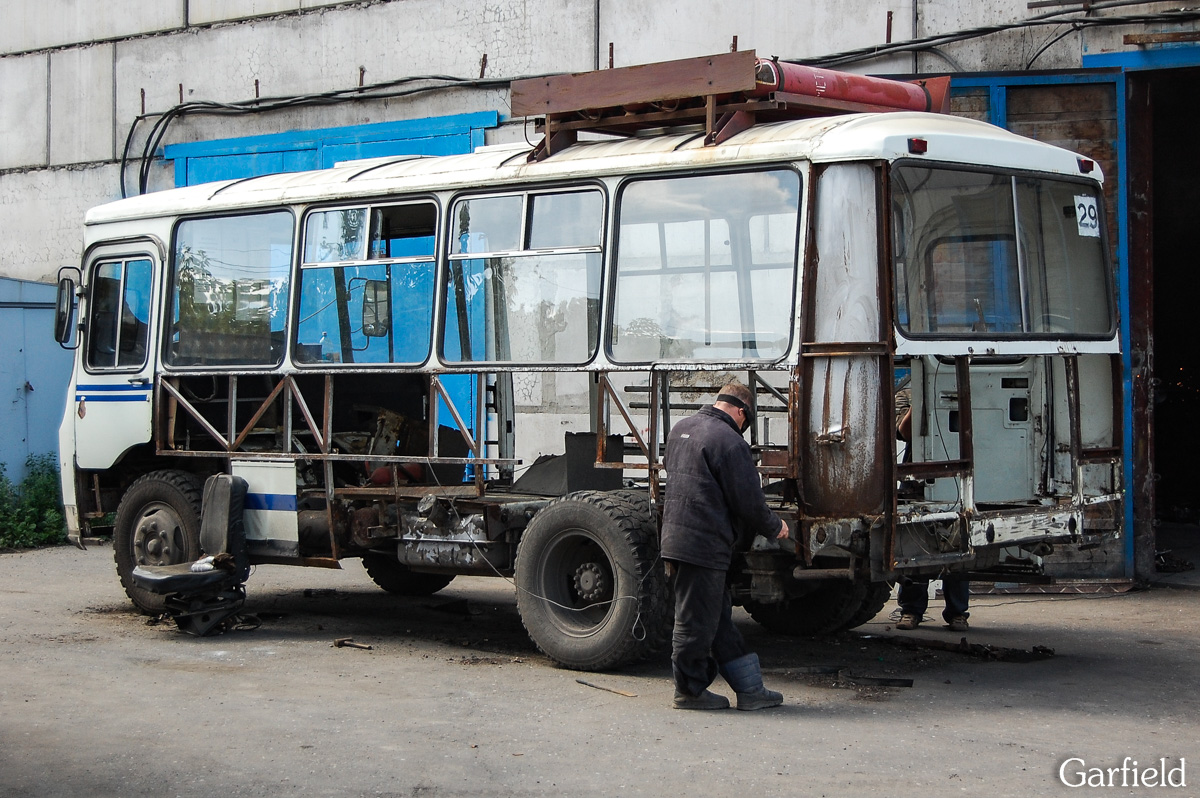 Кемеровская область - Кузбасс — Автобусы без номеров