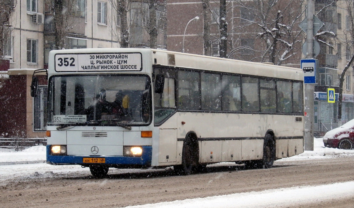 Липецкая область, Mercedes-Benz O405N № АН 112 48