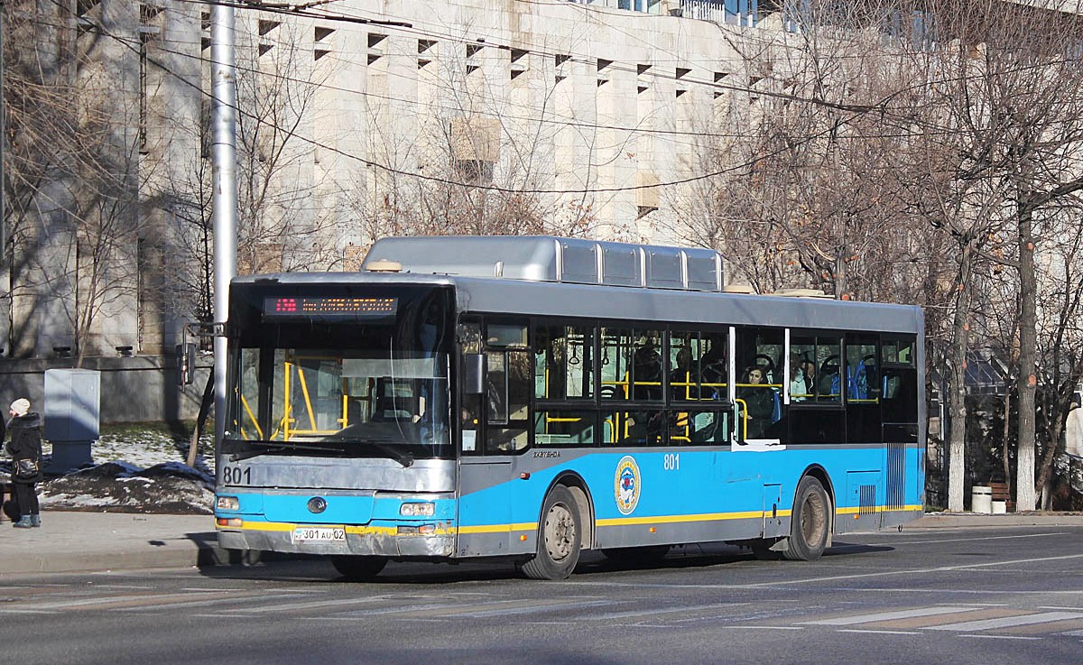 Алматы, Yutong ZK6118HGA № 801