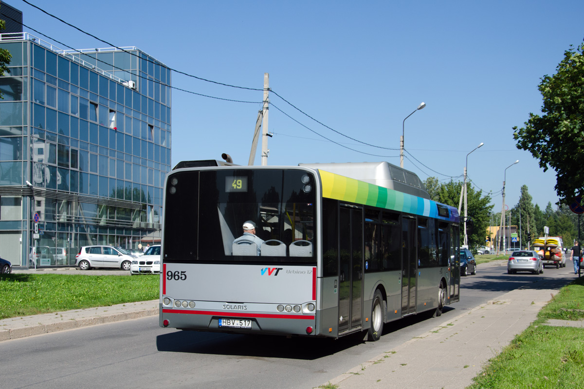 Литва, Solaris Urbino III 12 CNG № 965