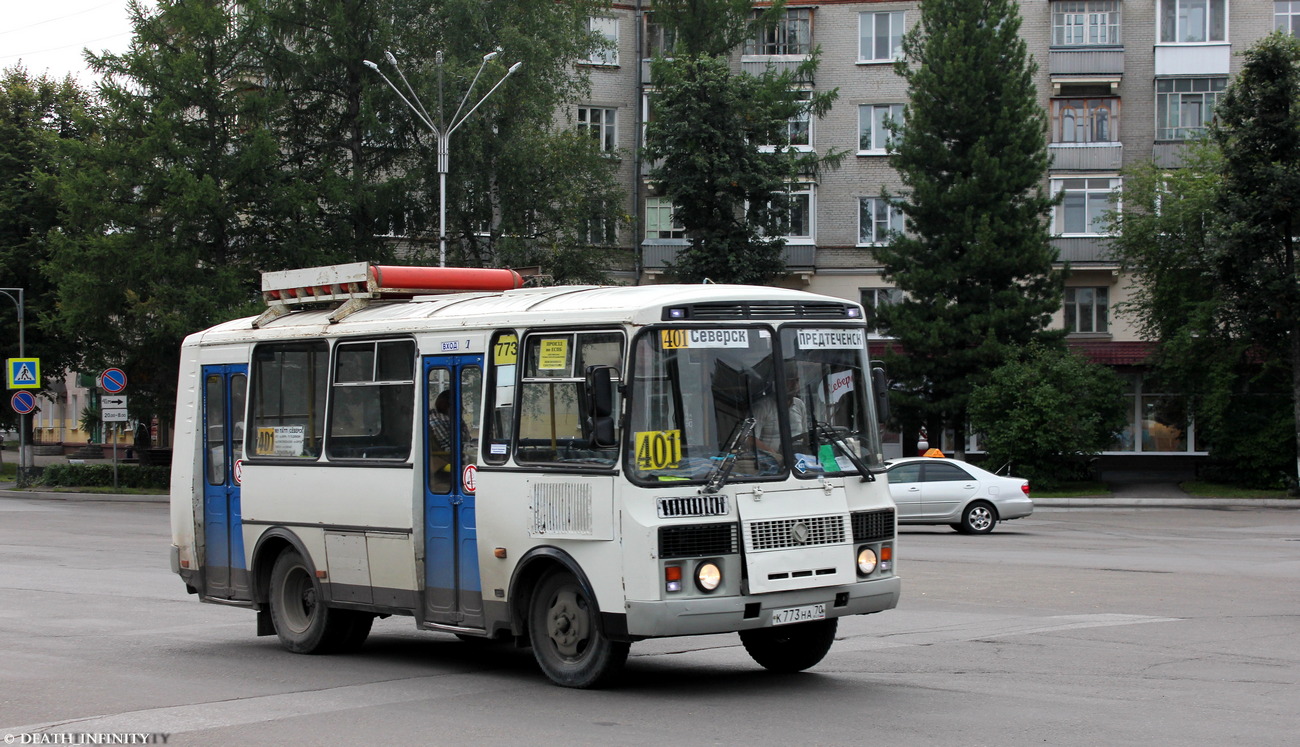 Томская область, ПАЗ-32054 № К 773 НА 70