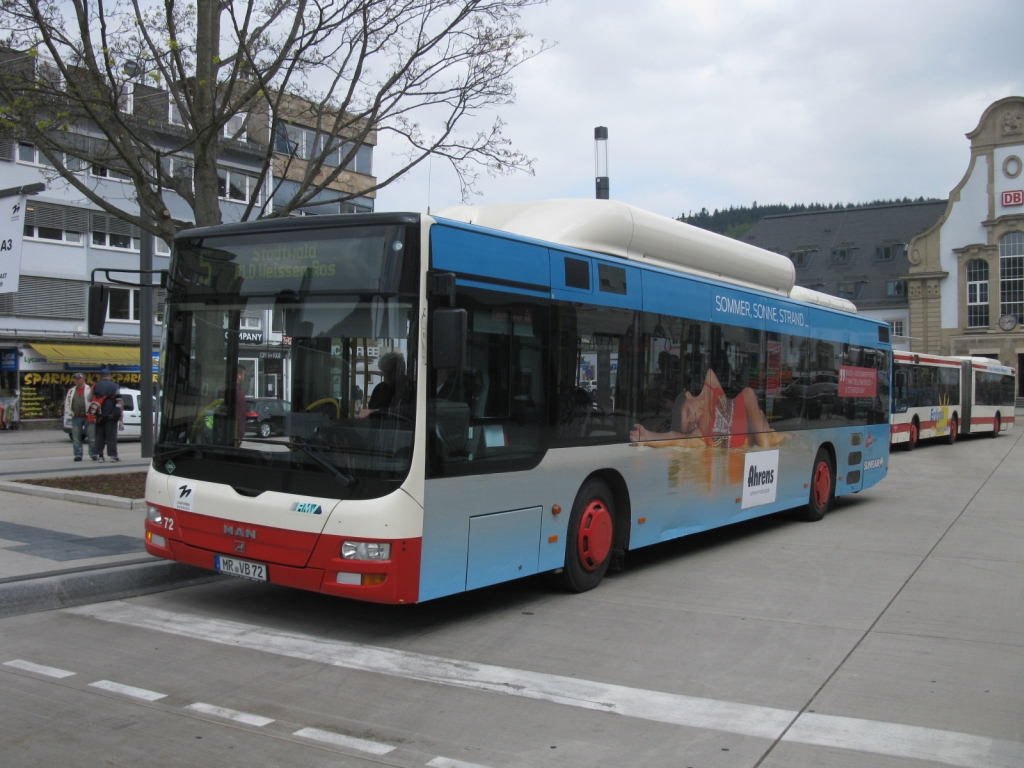 Гессен, MAN A21 Lion's City NL313 CNG № 72