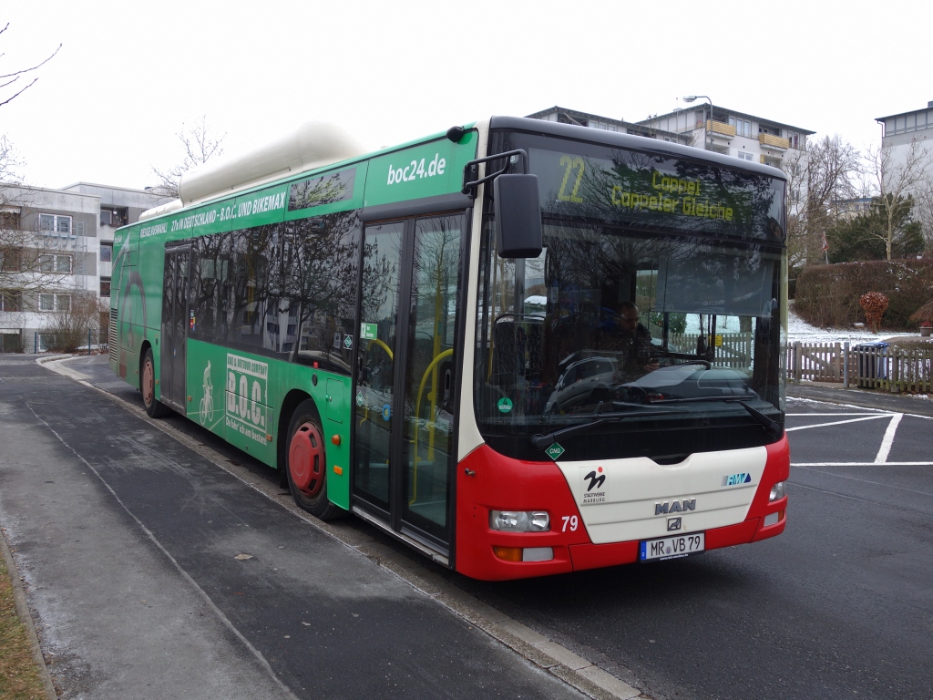 Гессен, MAN A21 Lion's City NL313 CNG № 79