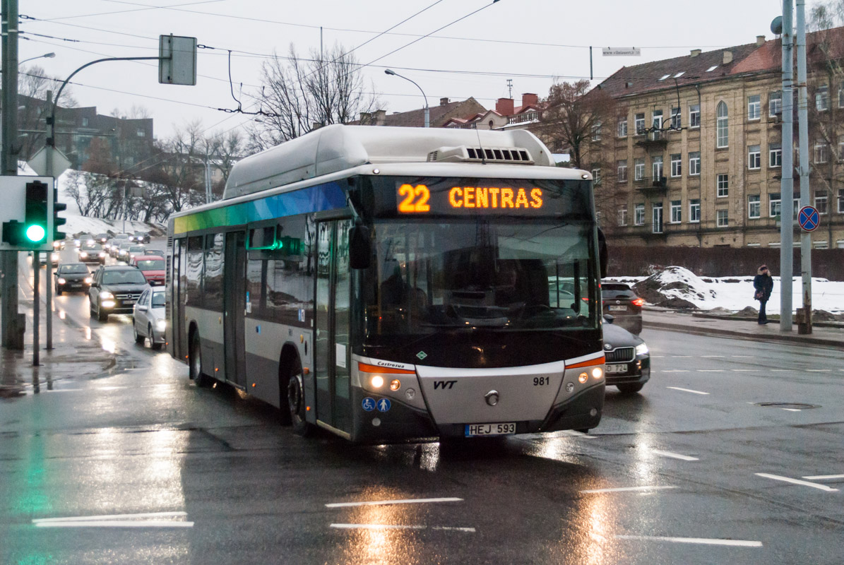 Литва, Castrosua CS.40 City Versus GNC 12 № 981