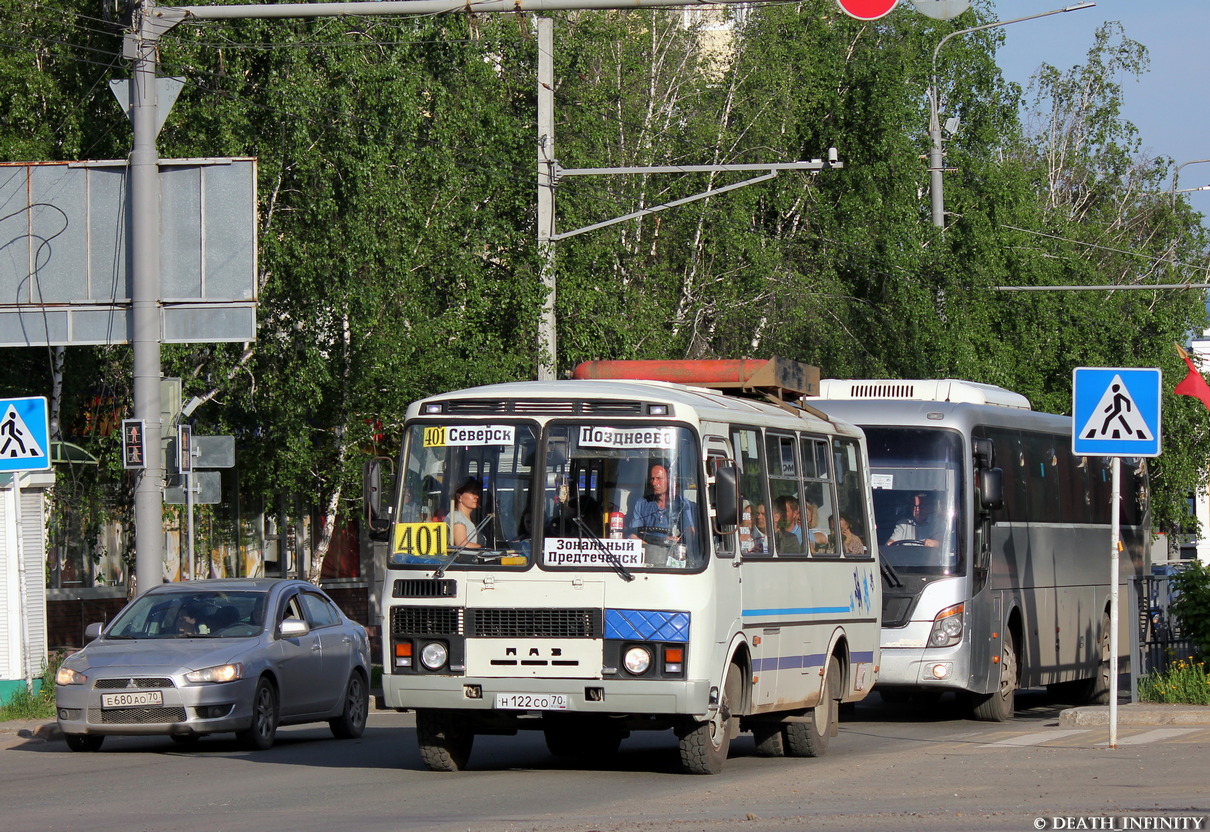 Томская область, ПАЗ-32054 № Н 122 СО 70