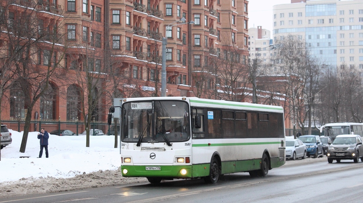 Санкт-Петербург, ЛиАЗ-5293.53 № 3597