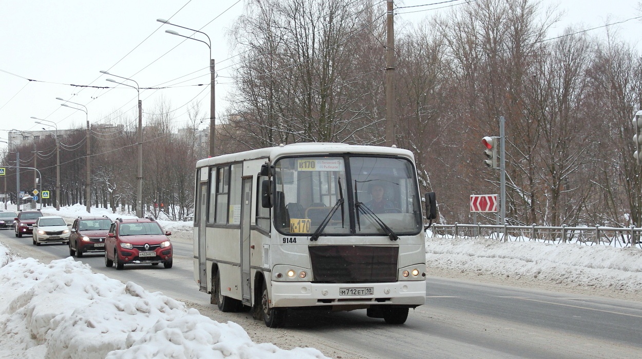 Санкт-Петербург, ПАЗ-320402-05 № 9144