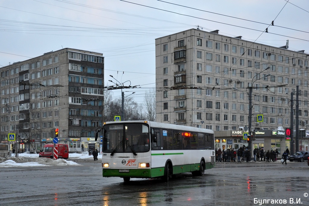 Санкт-Петербург, ЛиАЗ-5293.60 № 3663