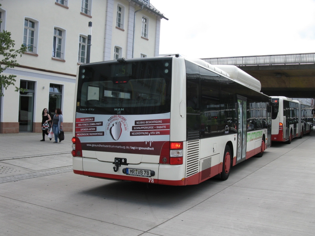 Гессен, MAN A21 Lion's City NL313 CNG № 78