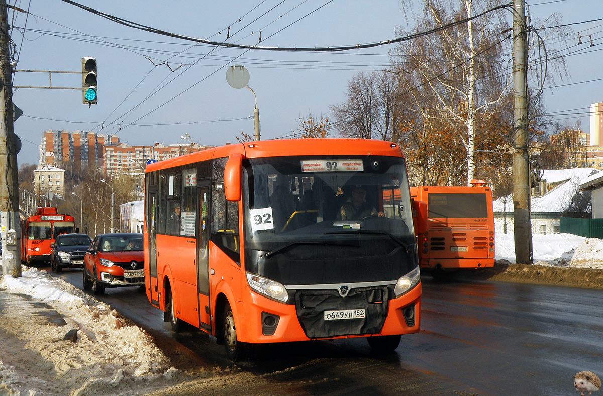 Nizhegorodskaya region, PAZ-320405-04 "Vector Next" # О 649 УН 152