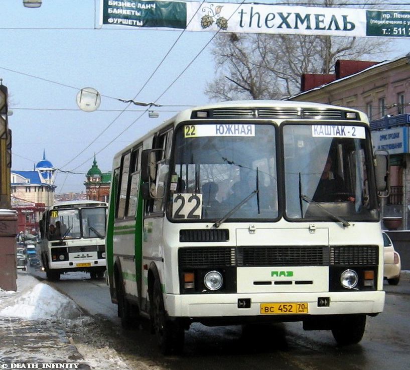 Томская область, ПАЗ-32054 № ВС 452 70