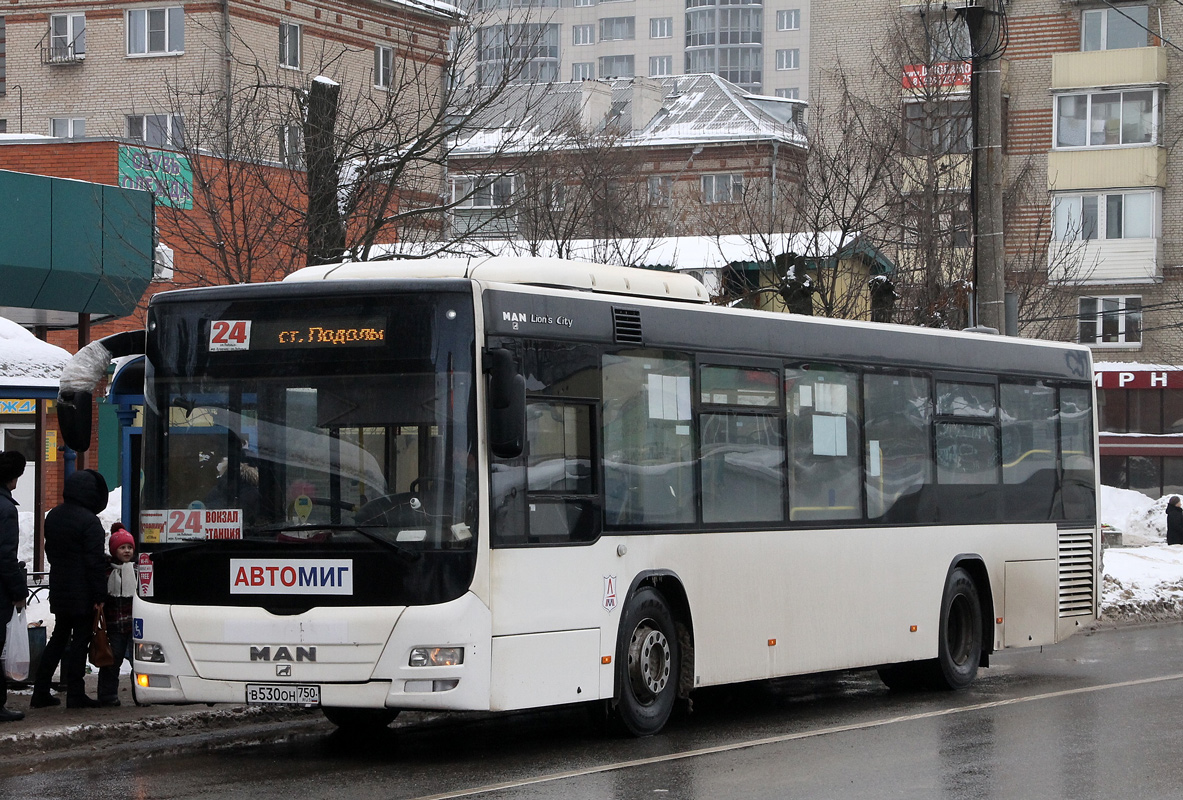 Московская область, MAN A78 Lion's City LE EL283 № В 530 ОН 750