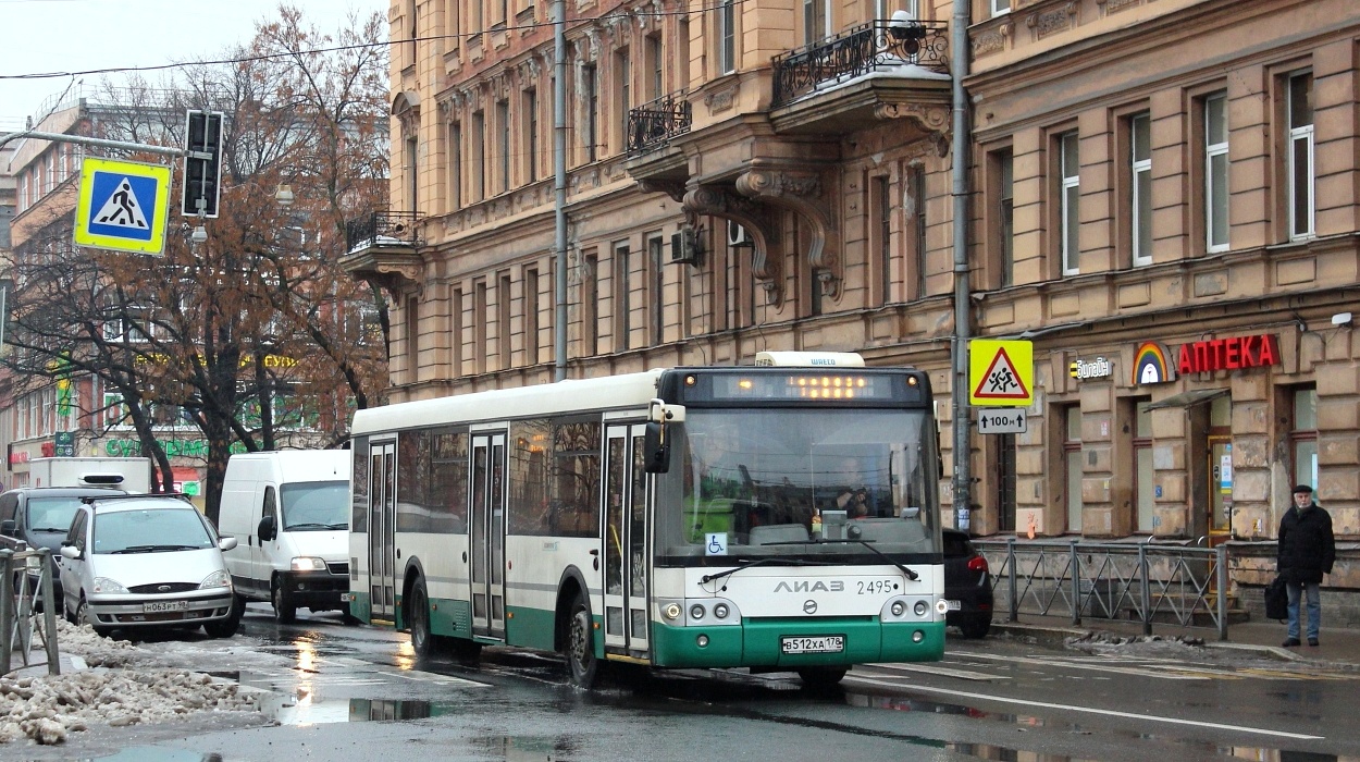 Санкт-Петербург, ЛиАЗ-5292.60 № 2495