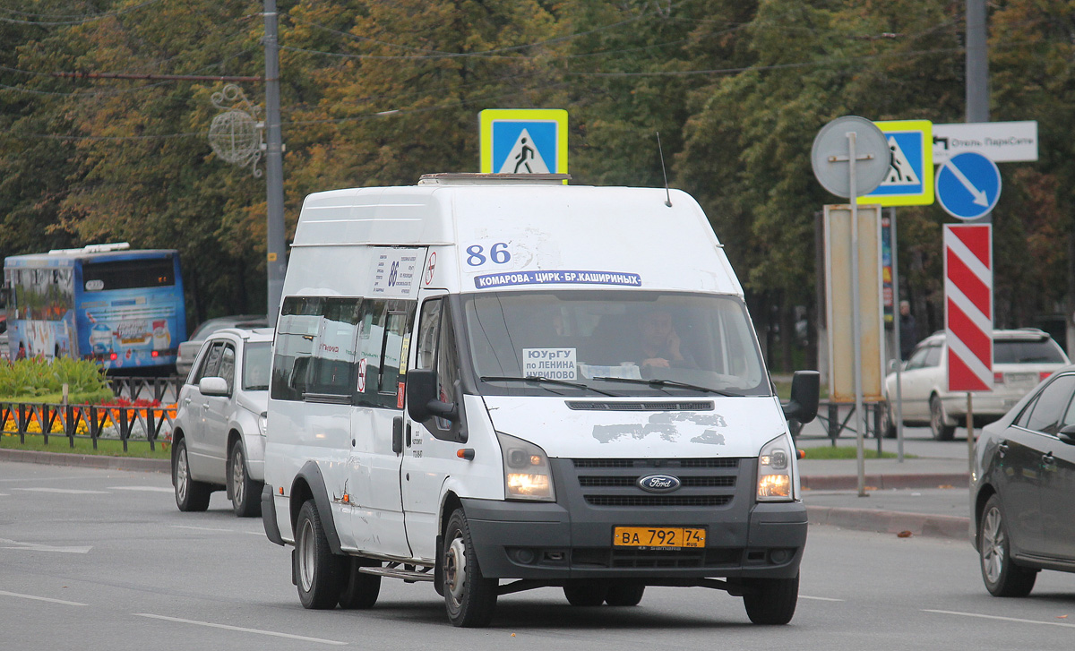 Челябинская область, Нижегородец-222702 (Ford Transit) № ВА 792 74