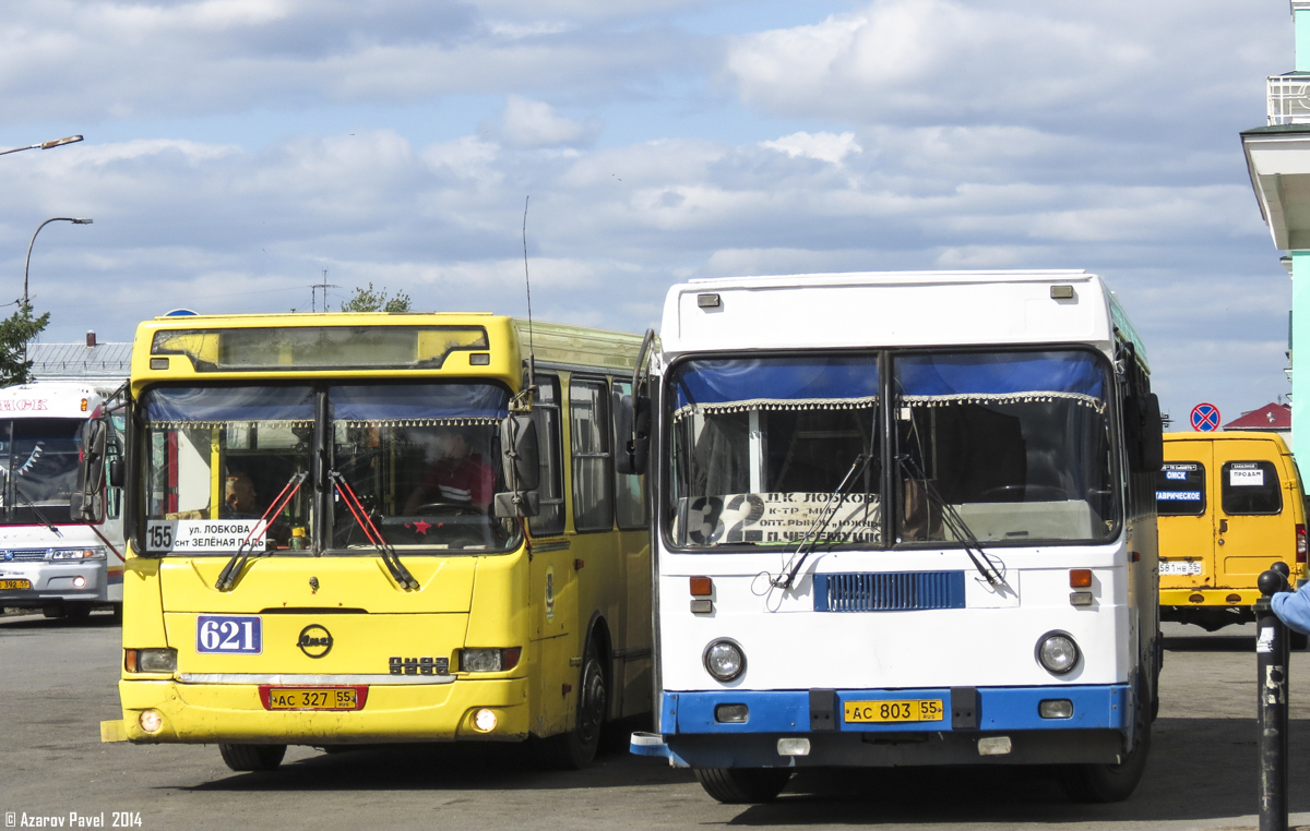 Omsk region, LiAZ-5256.35 č. 131; Omsk region — Bus stops