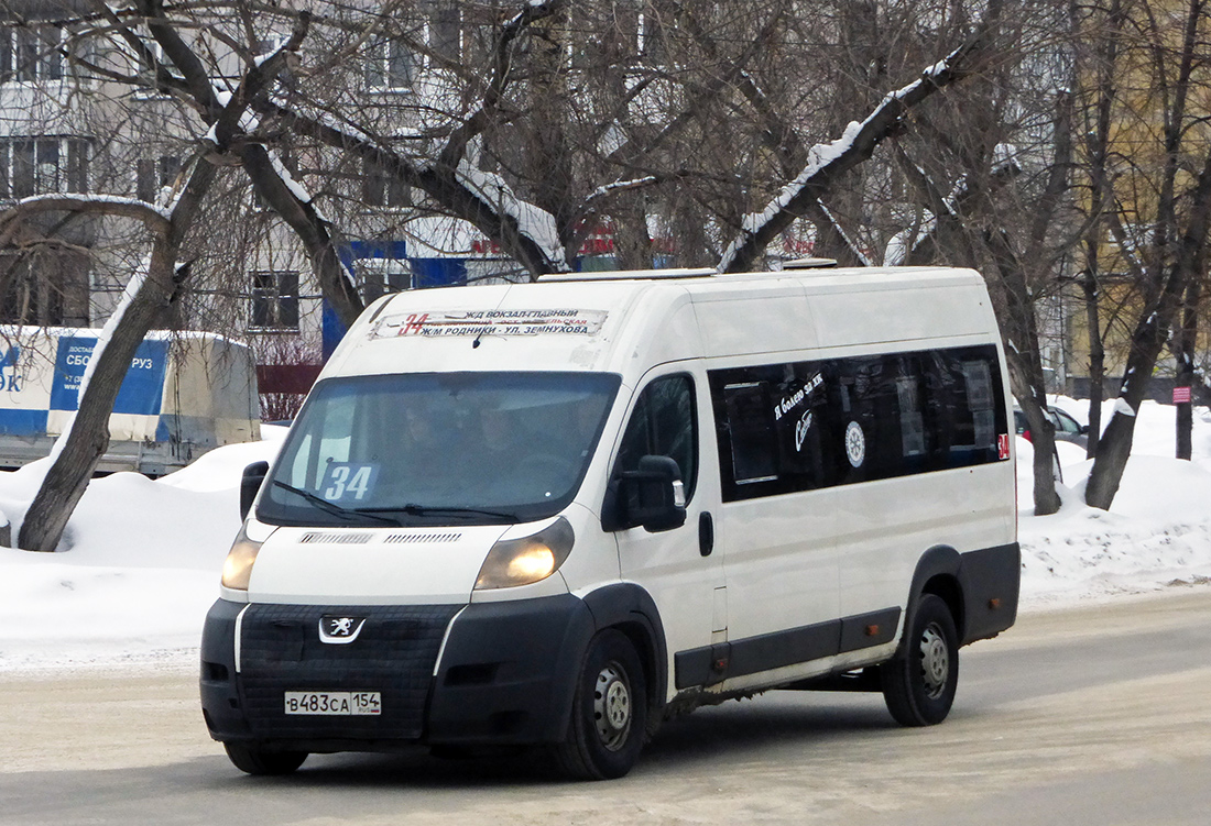 Novosibirsk region, Nizhegorodets-2227SK (Peugeot Boxer) Nr. В 483 СА 154