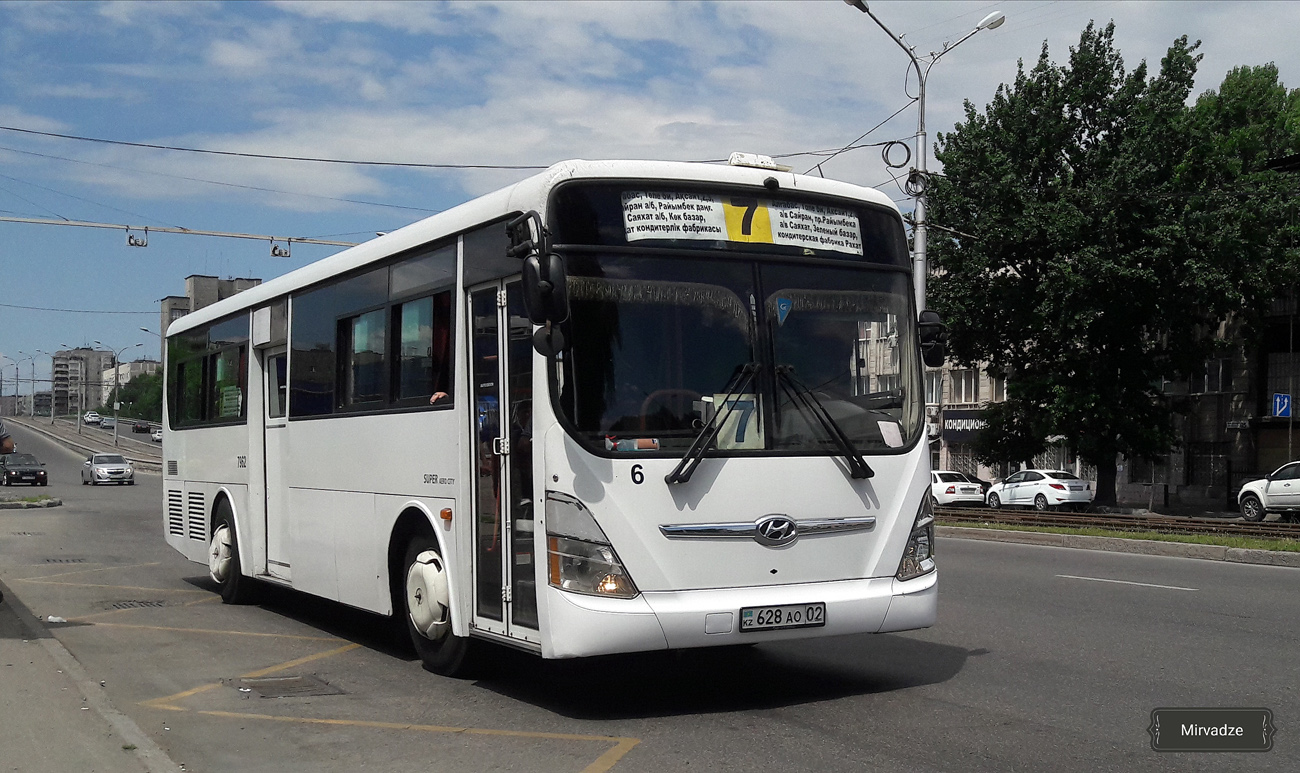 Алматы, Hyundai New Super AeroCity 1F/L № 7962