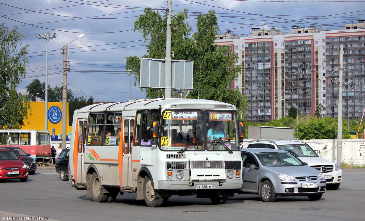 Томская область, ПАЗ-32054 № Е 988 ОМ 70