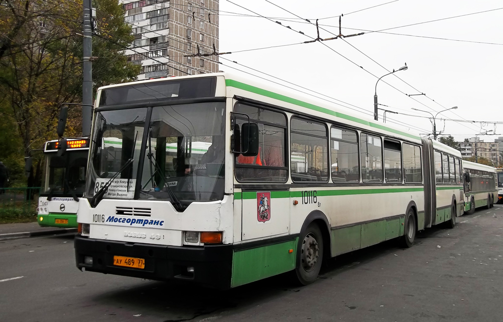 Москва, Ikarus 435.17 № 10116