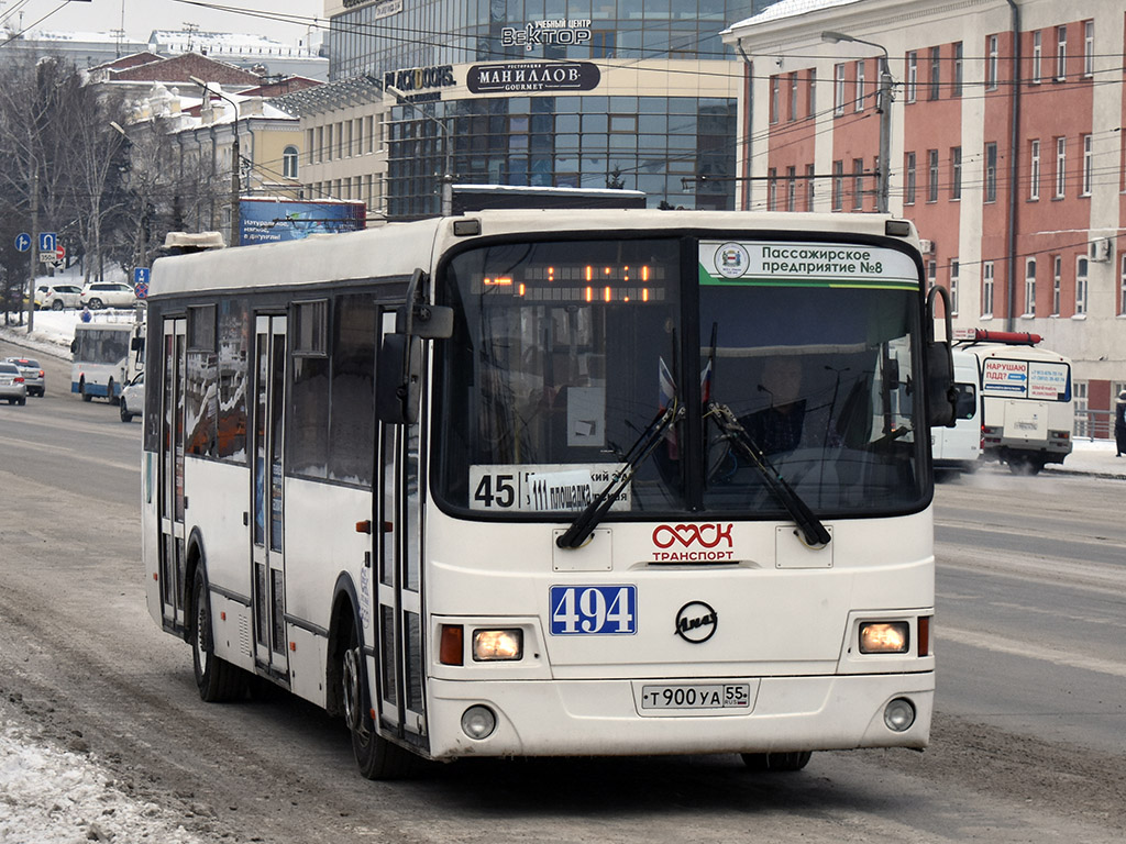 Омская область, ЛиАЗ-5256.53 № 494